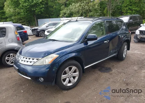 2006 Nissan Murano Sl from USA, damaged, VIN JN8AZ08W16W545198